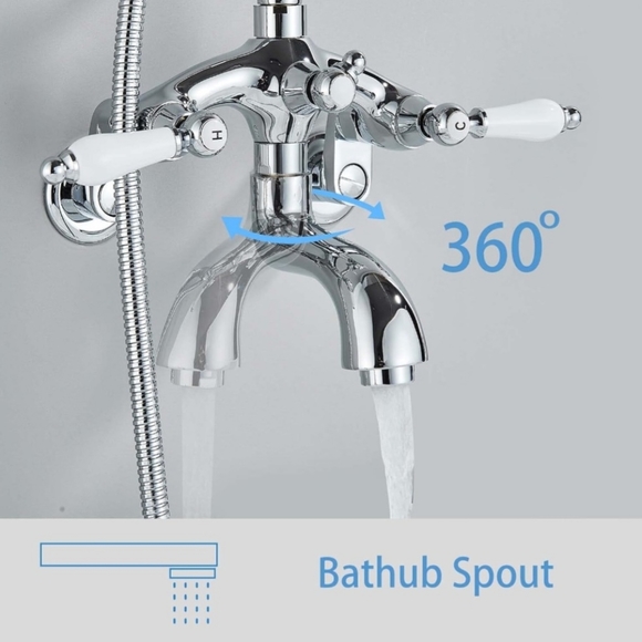 Brand new chrome clawfoot faucet